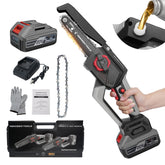 6 In & 8 In Mini Chainsaw Auto Oiler Reindeer