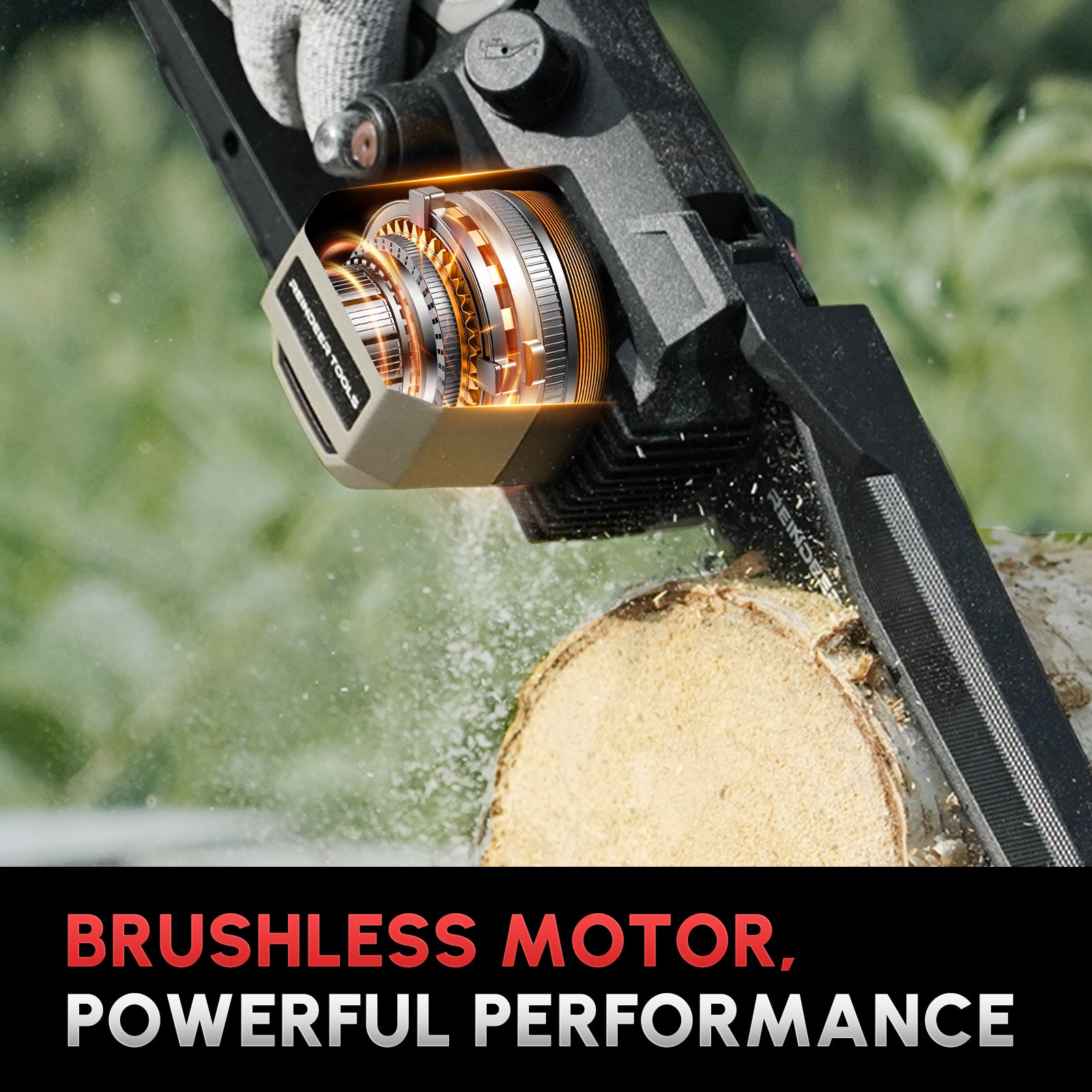 Reindeer Tools Dasher Cordless Mini Chainsaw – 6" / 8" Kit