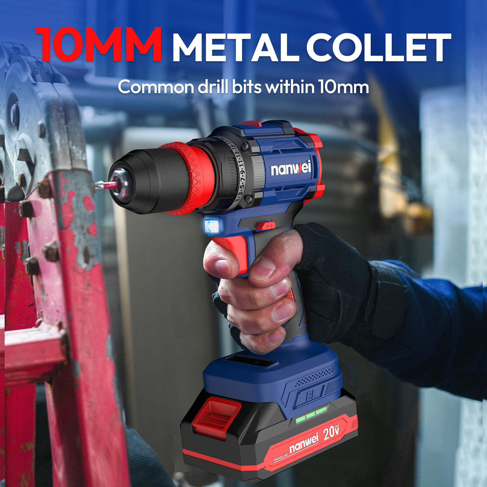 20V 4 IN 1 Multi Head Cordless Drill Set D8219P