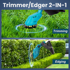 3-in-1 10" Lawn Tool with 3.0Ah Battery String & Edger Trimmer-3