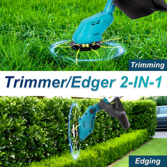 Brushless Motor Cordless String & Edger Trimmer for DIY Lawn & Yard Tool