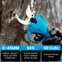 Cordless Electric Pruning Shears 1.77″ 2*21V Battery-Powered for DIY & Landscaping-2