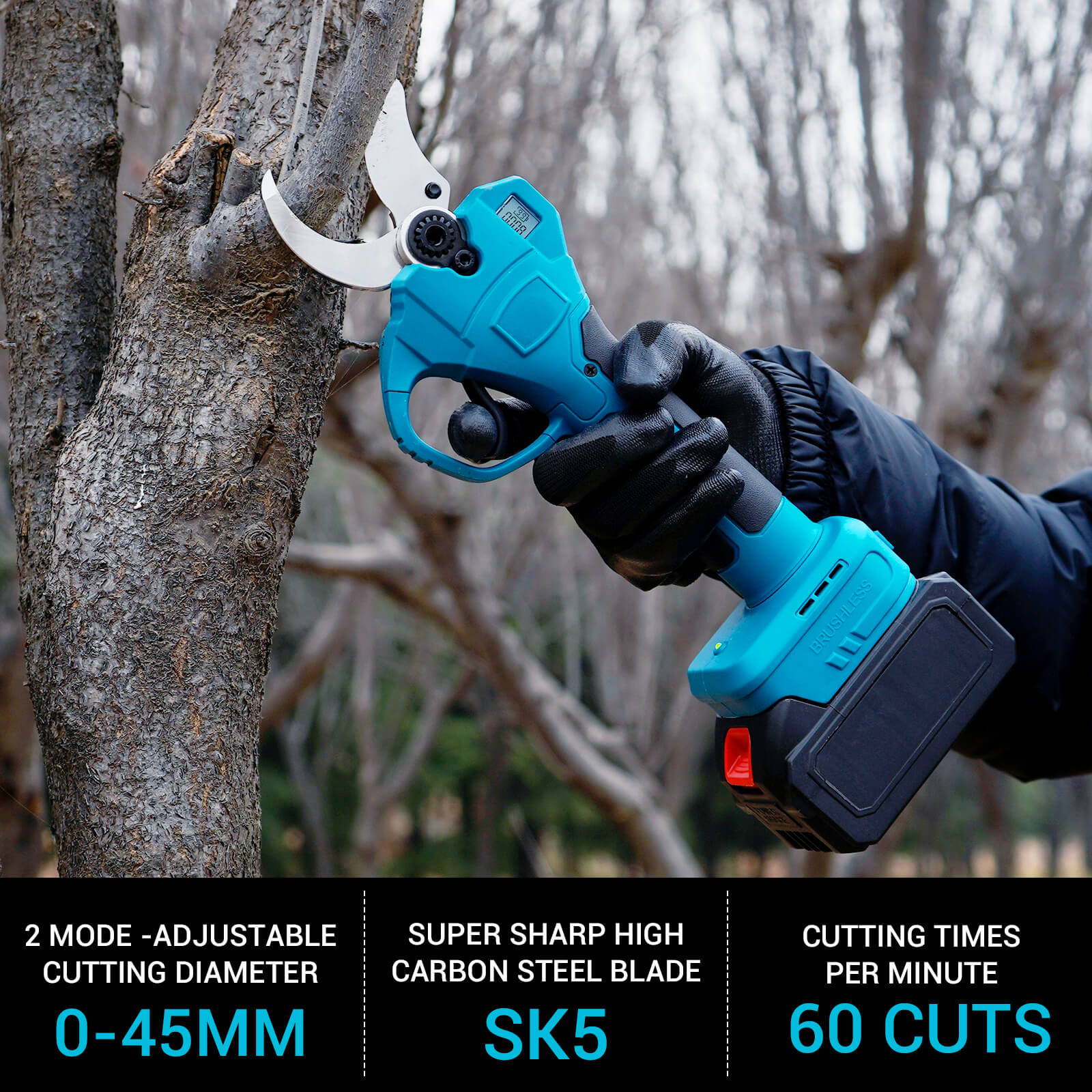 Electric Pruning Shears 1.77″ Reindeer RXL110-3