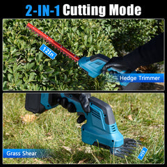 Lightweight Cordless Hedge Trimmer Easy to Use for Women & Seniors-2