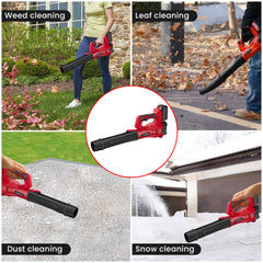 Powerful 21V Leaf Blower Dual 3.0Ah Batteries for Long Run Time-3