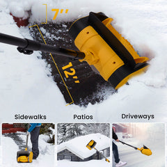 Reindeer 21V 12-Inch 20 Feet Cordless Electric Snow Thrower-3