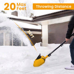 Reindeer Brushless Motor Cordless Snow Shovel 2*21V 3.0Ah Battery-3