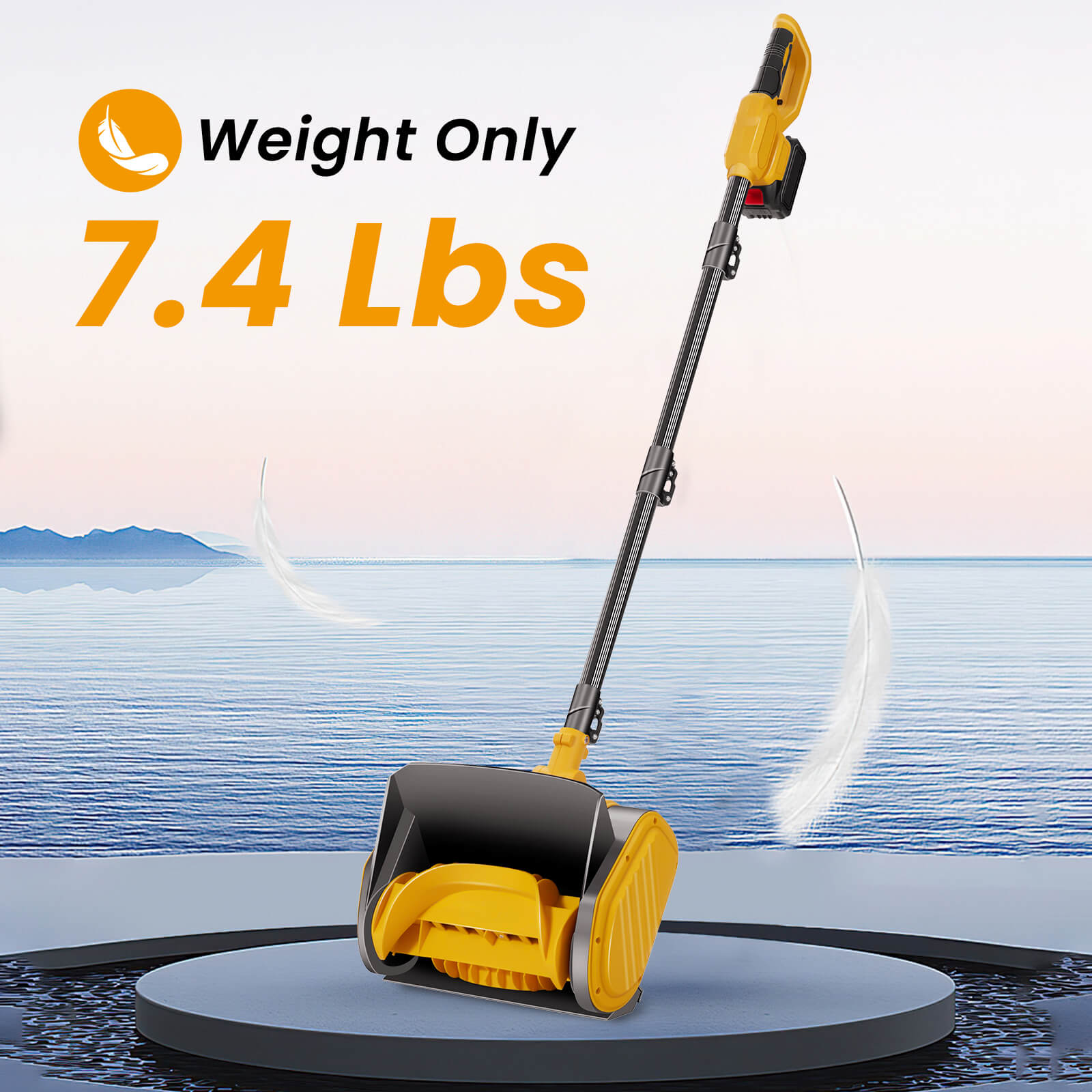 Reindeer Brushless Motor Cordless Snow Shovel 2*21V 3.0Ah Battery-6