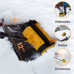 Reindeer Easy Snow Blower Cordless Lightweight Powerful for Seniors & Homeowners-2