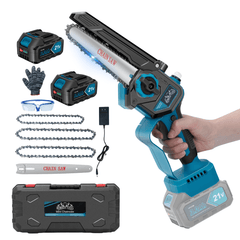 Reindeer 6 Cordless Mini Chainsaw Brushless Motor & Auto Oiler 3.0Ah Battery-1